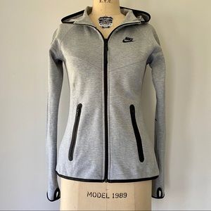 Nike Gray Fitted Hoodie